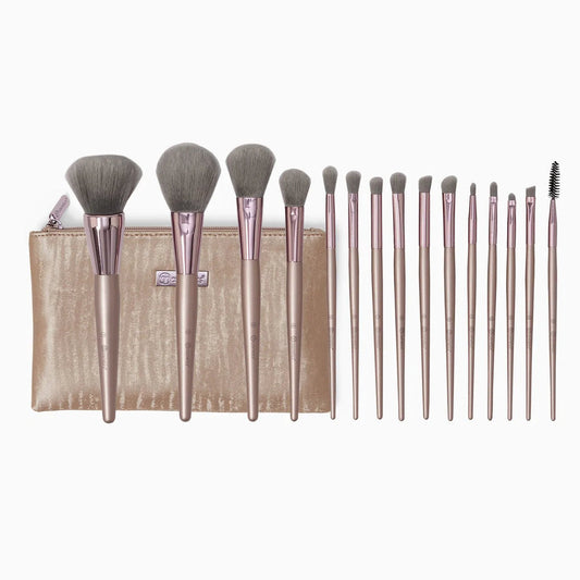 BH 15 Pcs Lavish Elegance Makeup Brushes Set