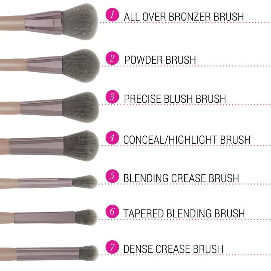 BH 15 Pcs Lavish Elegance Makeup Brushes Set