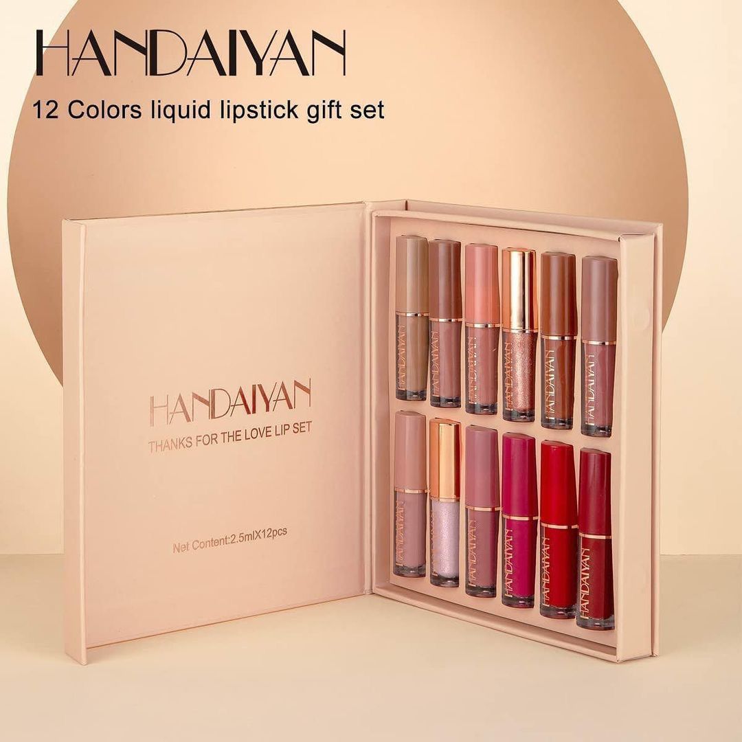 Handaiyan 12 Color Lipgloss Set