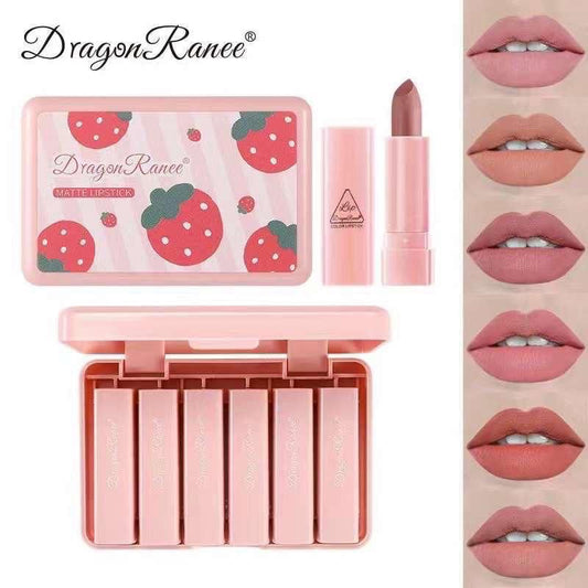 Dragon Ranee Matte Pink Lipstick Set of 6