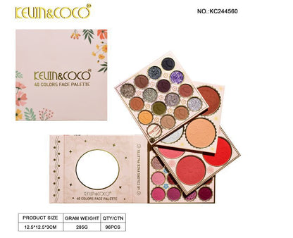 Kevin&Coco 40 Color Face Makeup Kit