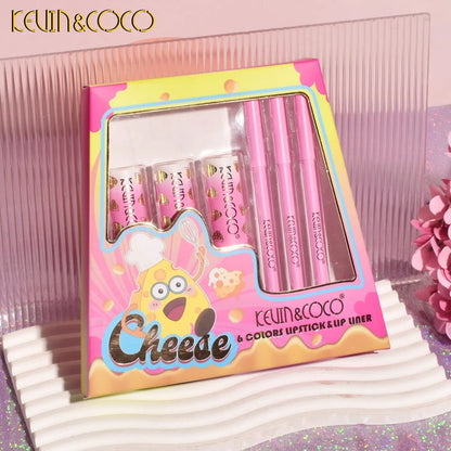 Kevin&Coco Lipstick & Lipliners Set