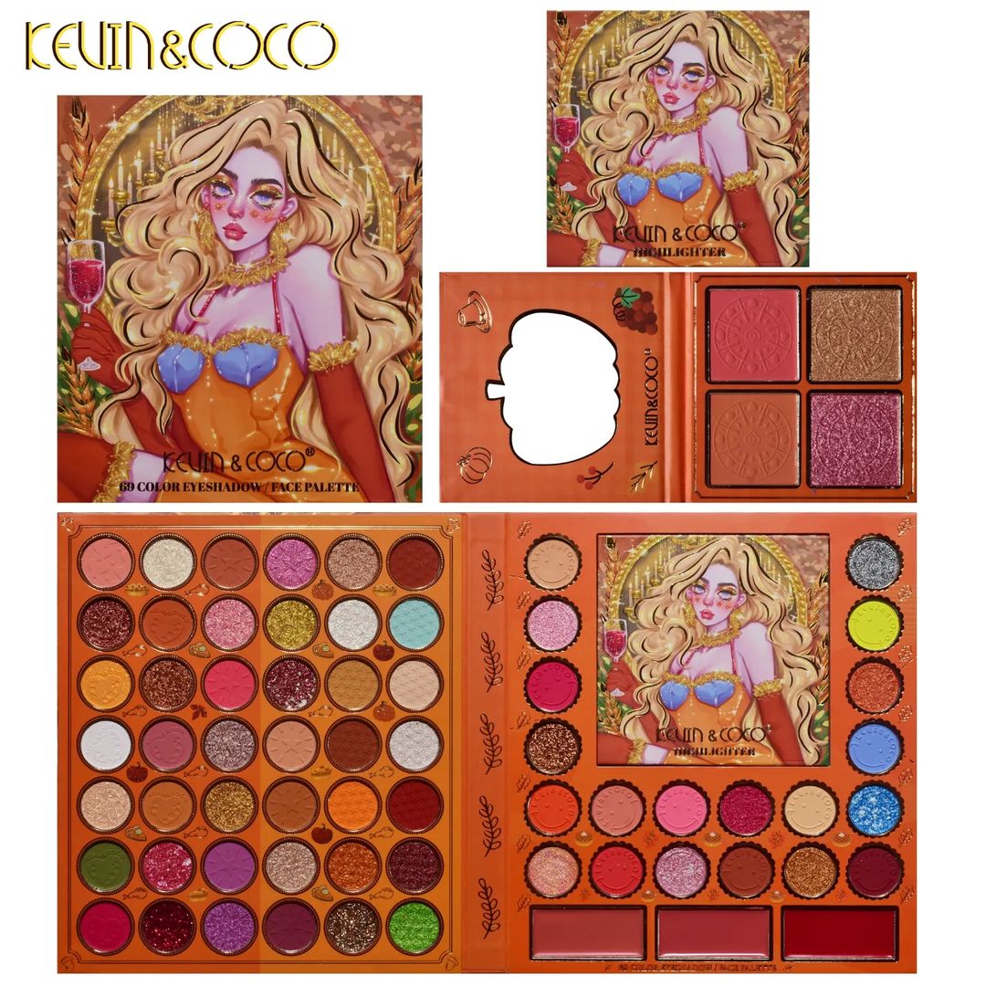 Kevin&Coco 69 Color EyeShadow Makeup Kit eye