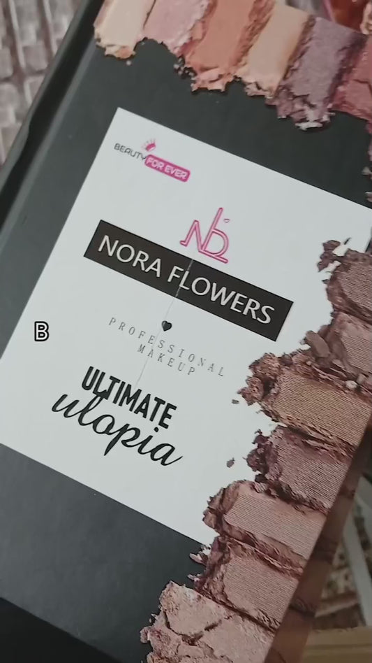 NB Nora Flowers Ultimate Ulopia 4 Steps Makeup Book Kit