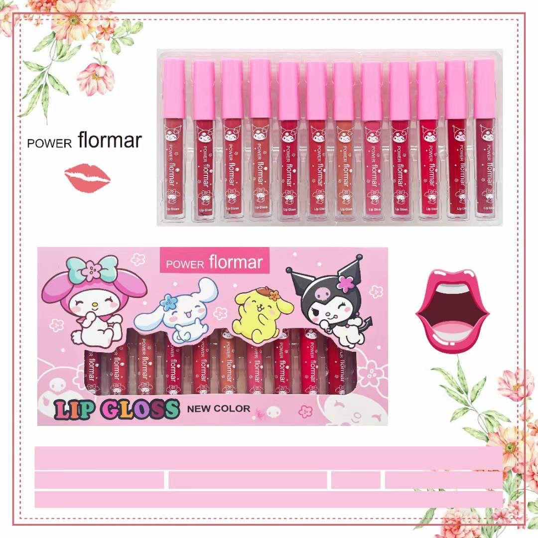 Matte Lipglosses Tray Set of 12 High Quality